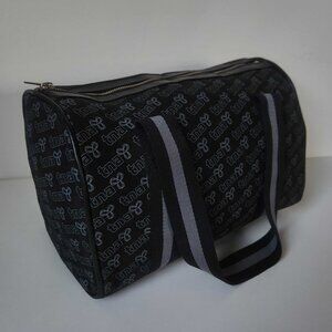 TNA Tote Bag Black/Grey Logo Allover – Zip Top